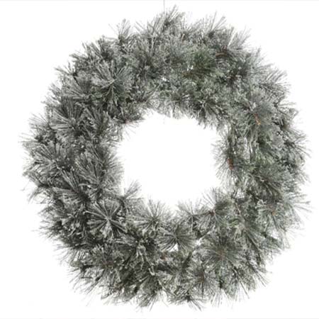 Cashmere wreath frosted