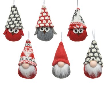 Christmas gnome hanging decoration