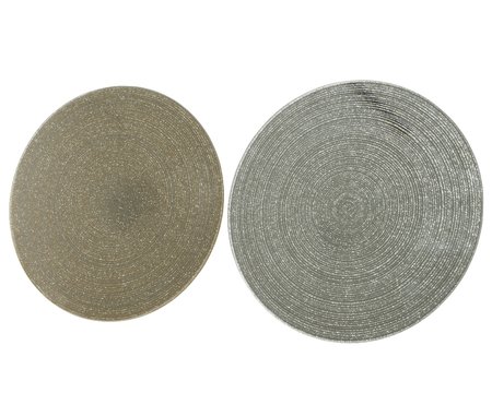 Coaster or candle mat in mirror finish