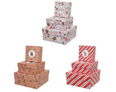 Gift box - pack of 3