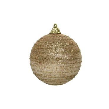 Gold glitter bauble