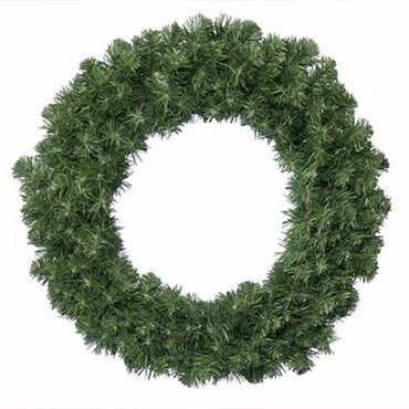 Artificial green wreath