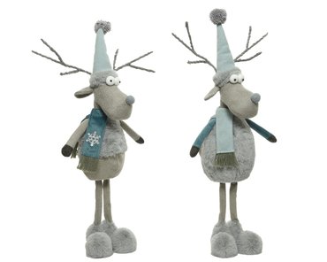 Large Christmas deer standing decoration 60cm