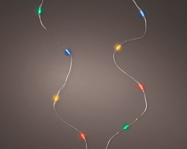 LED micro 40 stringlights, battery-operated