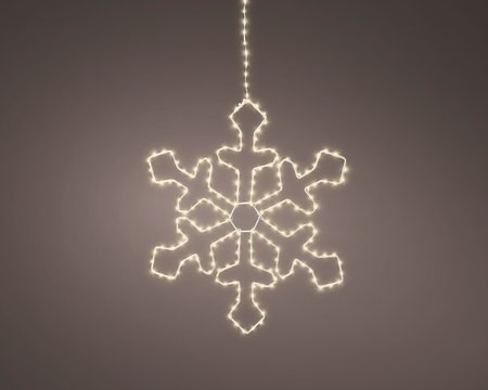 LED snowflake suitable for outdoor use