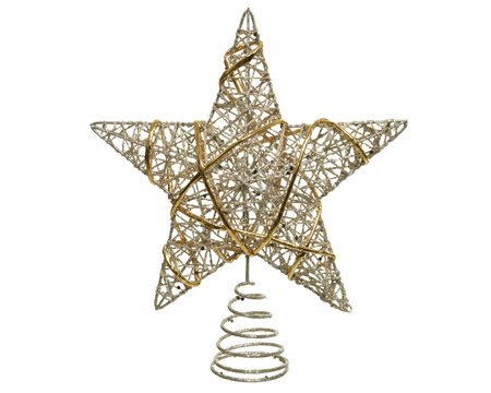 Metal glitter tree-topper