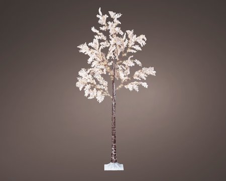 Micro LED snowy tree 1.8m, suitable for outdoors