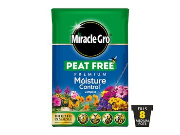 Miracle-gro Moisture control Peat Free compost 40L