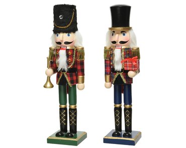 Nutcracker standing decoration 38cm