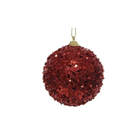 Red sequin bauble