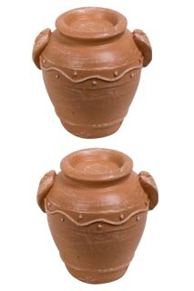 Terracotta Urns pack of 2