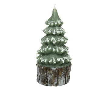 Tree-shaped candle 17cm high