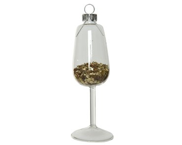 Wine glass baubles