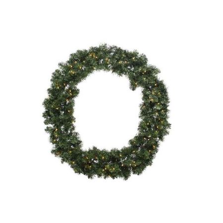 Wreath with lights, battery operated, suitable for outdoors